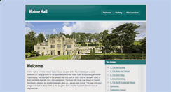 Desktop Screenshot of holmehall.com